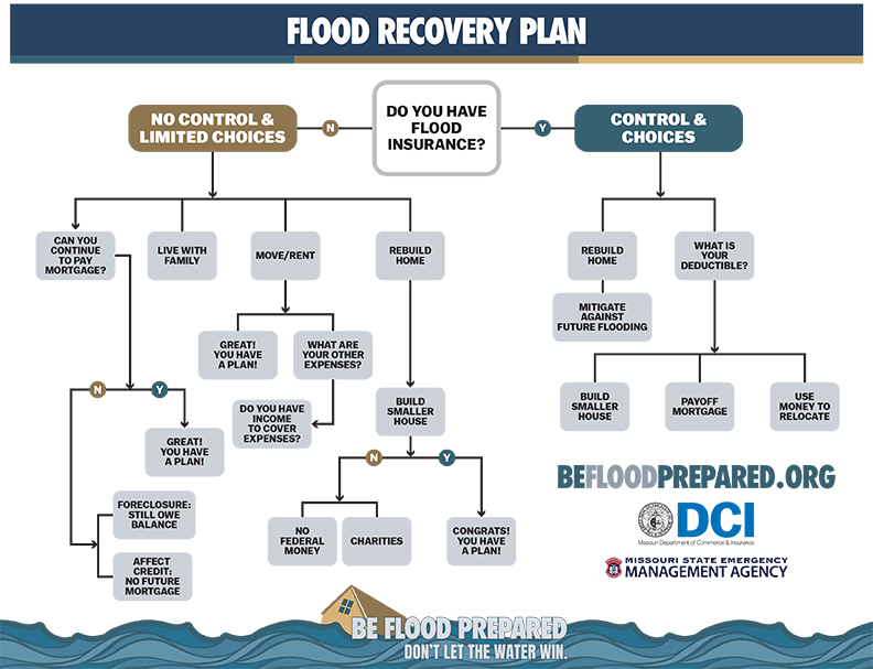 BFP Flood Recovery Plan Flow Chart